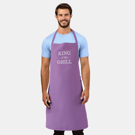 König der Grill-Lavendel - Gewohnheitsmännchen mod Schürze (Getragen)