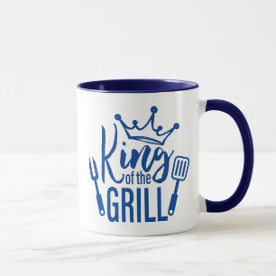 König der Grill-Typografie Tasse