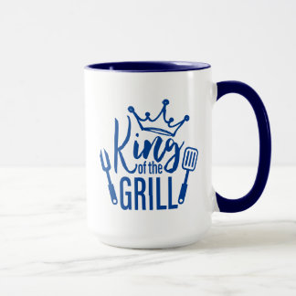 König der Grill-Typografie Tasse
