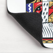 König der Herz-Mausunterlage Mousepad (Ecke)