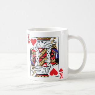 König der Herz-Tasse Kaffeetasse