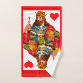 König der Herzen Badhandtuch Set (Handtuch)