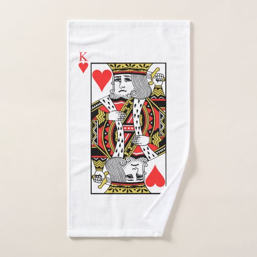 König der Herzen Badhandtuch Set (Handtuch)