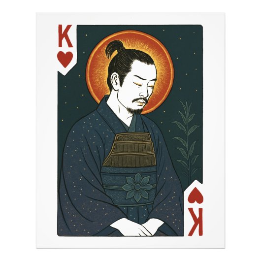 König der Herzen – Der Samurai Fotodruck (Vorne)