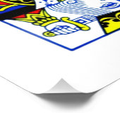 König der Herzen Fotodruck (Ecke)