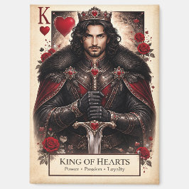 König der Herzen Gothic Tarot Kartenmagnet Magnet