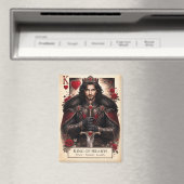 König der Herzen Gothic Tarot Kartenmagnet Magnet (In Situ (Geschirrspüler))