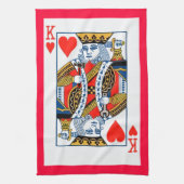 König der Herzen Küchentuch (Vertikal)
