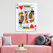 König der Herzen Leinwanddruck (Insitu (Wohnzimmer))