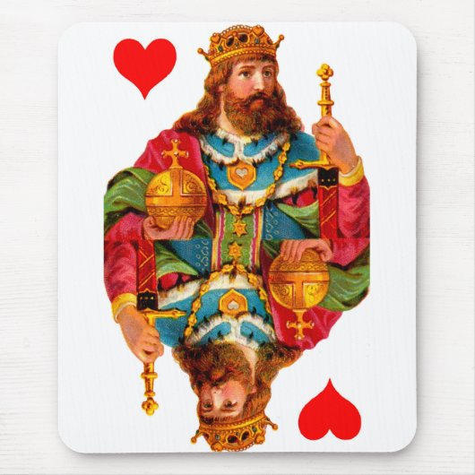 König der Herzen Mousepad (Vorne)