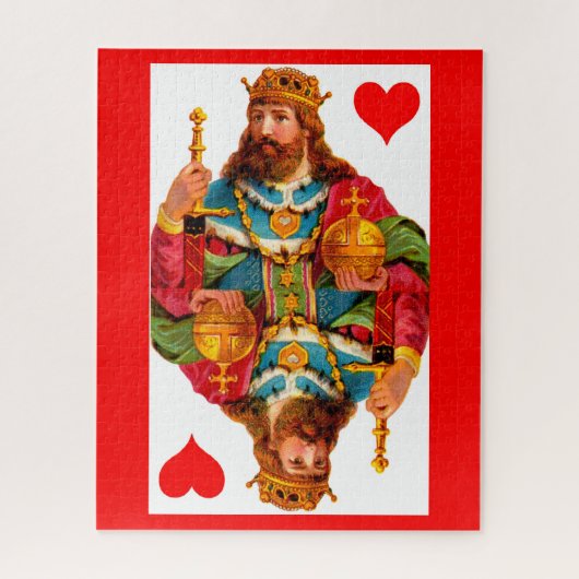 König der Herzen Puzzle (Vertikal)