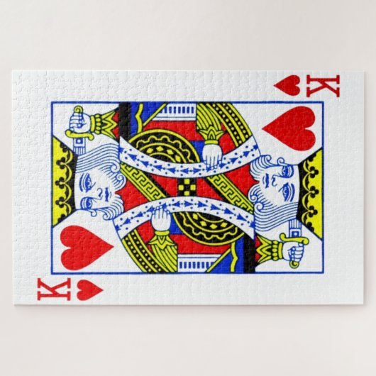 König der Herzen Puzzle (Horizontal)