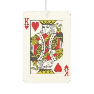 König der Herzen Spielkarten Autolufterfrischer