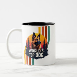 König der Hunde Zweifarbige Tasse