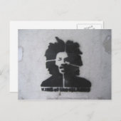 König der Inseln Graffiti Postcard Postkarte (Vorne/Hinten)