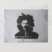 König der Inseln Graffiti Postcard Postkarte (Vorderseite)