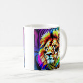 König der Jungle Löwe  Kaffeetasse (VorderseiteRechts)