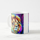 König der Jungle Löwe  Kaffeetasse (Vorderseite Links)