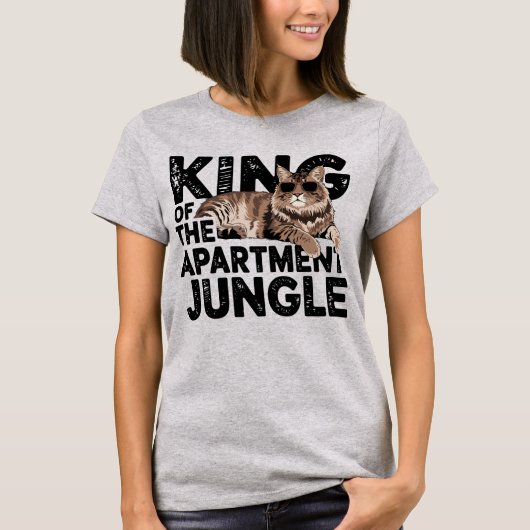 König der Jungle Maine Coon T-Shirt (Vorderseite)