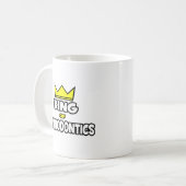 König der Kieferorthopädie Kaffeetasse (Vorderseite Links)