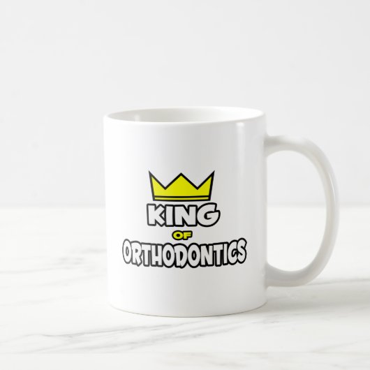 König der Kieferorthopädie Kaffeetasse (Rechts)