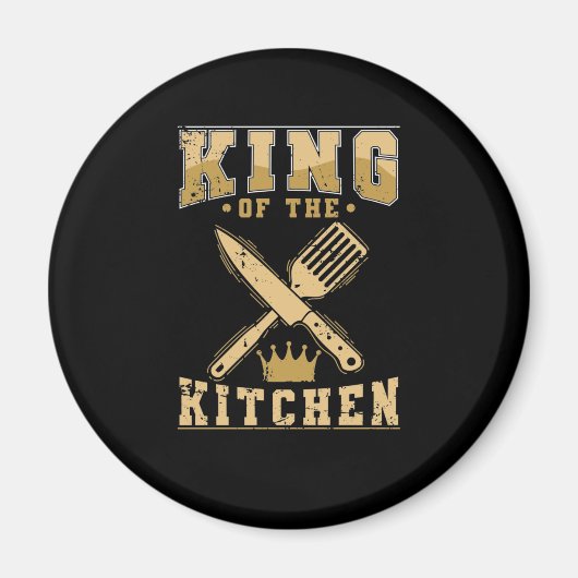 König der Küche Magnet (Vorne)