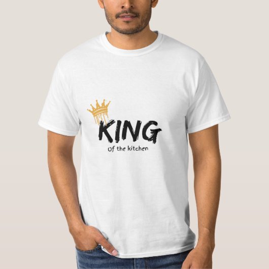 König der Küche T-Shirt (Vorderseite)