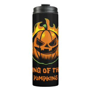 König der Kürbisse Halloween Männer Paare passend Thermosbecher