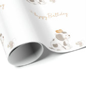 König der Leckerlis Geschenkpapier (Rolleneckpunkt)
