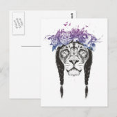König der Löwen Postkarte (Vorne/Hinten)