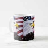 König der Lüfte Malerei von Alfred Fox Kaffeetasse (Vorderseite Links)