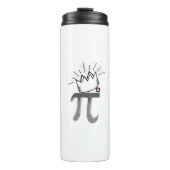 König der Mathematik Krone 14 glücklicher März Pi Thermosbecher (Vorderseite)