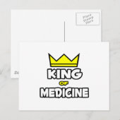 König der Medizin Postkarte (Vorne/Hinten)