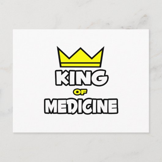 König der Medizin Postkarte (Vorderseite)