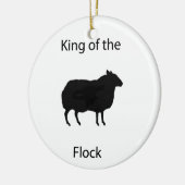 König der Menge Keramikornament (Links)