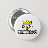 König der Mikrobiologie Button (Vorne & Hinten)