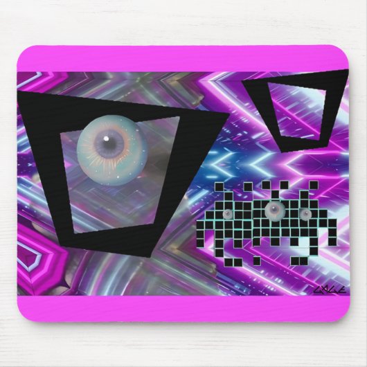 König der neuen Vaporwave-Invasion Mousepad (Vorne)