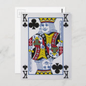 König der Nischen (Clubs) Postkarte (Vorne/Hinten)
