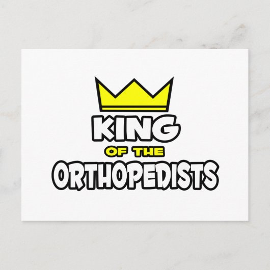 König der Orthopädie Postkarte (Vorderseite)