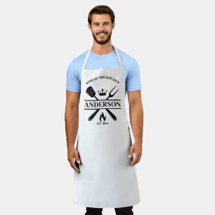 König der Personalisierten GRILLEN in der Küche Schürze