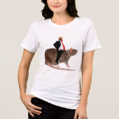 König der Pestilenz Basic T-Shirt Tri-Blend Shirt (Vorderseite)