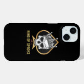 König der Pik Case-Mate iPhone Hülle (Rückseite (Horizontal))