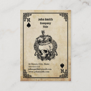 König der Pik - Visitenkarte