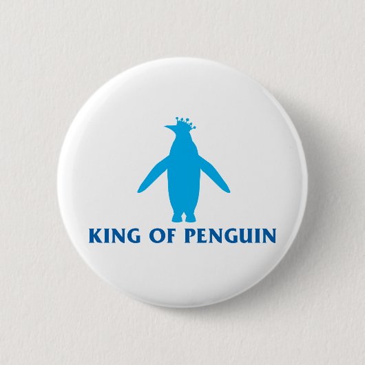 König der Pinguine Button (Vorderseite)