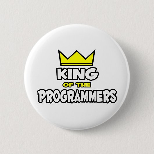 König der Programmierer Button (Vorderseite)