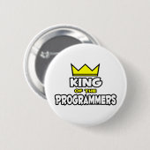 König der Programmierer Button (Vorne & Hinten)