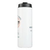 König der Rolle Custom-Wasserflasche Thermosbecher (Vorderseite)