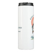 König der Rolle Custom-Wasserflasche Thermosbecher (Rückseite)