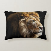 König der Savannah Glossy Dekokissen (Vorderseite)