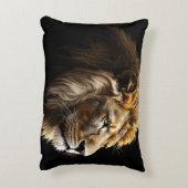 König der Savannah Glossy Dekokissen (Rückseite(Vertikal))